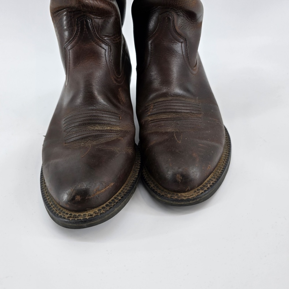Ariat Men's Heritage Roper Western Boots Distressed Brown Size 8.5 D - Picture 5 of 11